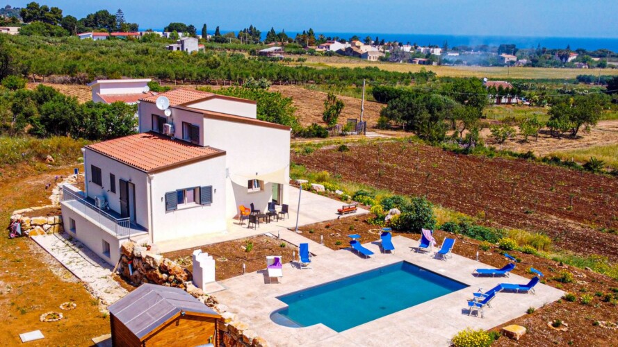 Villa Maguetta piscina privata in affitto a Scopello