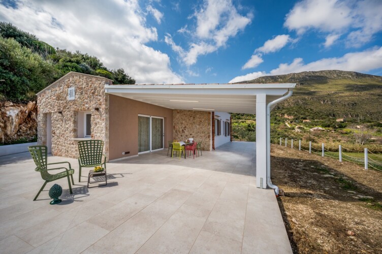 Villa Orizzonte con idromassaggio vista mare a Scopello